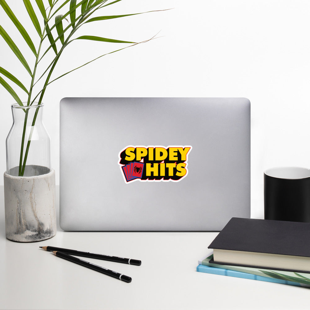 SPIDEY HITS STICKER